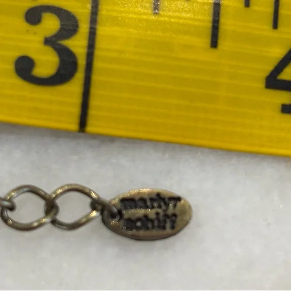 Martyr Sohiff green crystal long lanyard necklace clasp wrap layered statement - Picture 5 of 7